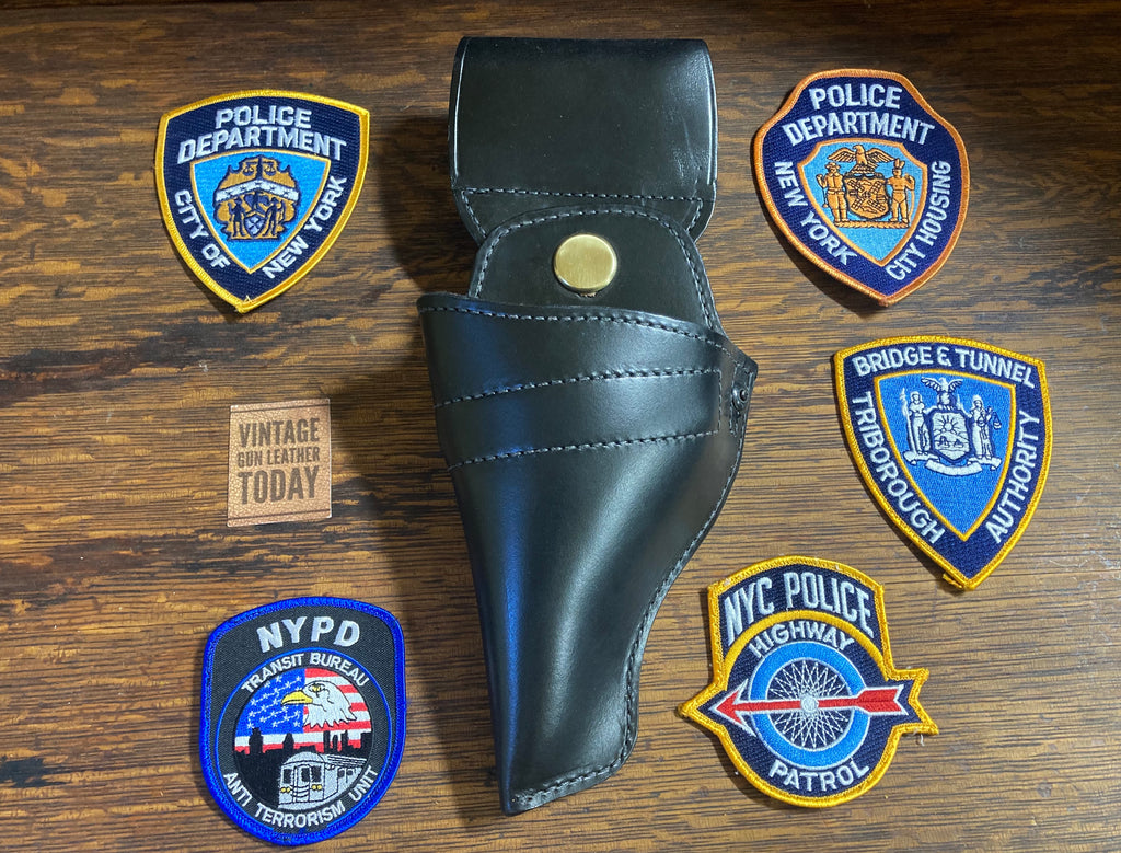 Vintage JAY PEE NY Police Duty Holster For 3" GPNY K frame Revolver Swivel PD L