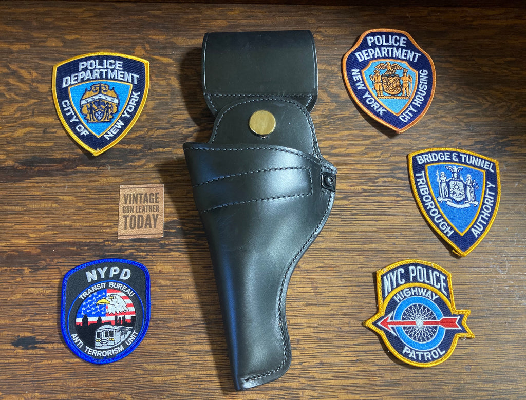 Vintage JAY PEE NY Police Duty Holster For 4" K frame Revolver Swivel NYPD LEFT