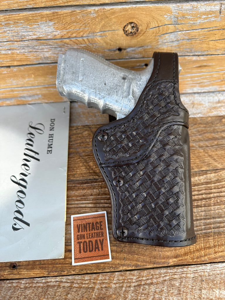 Don Hume Dark Brown Basket Cop I Duty Holster For GLOCK 20 21 37 Right