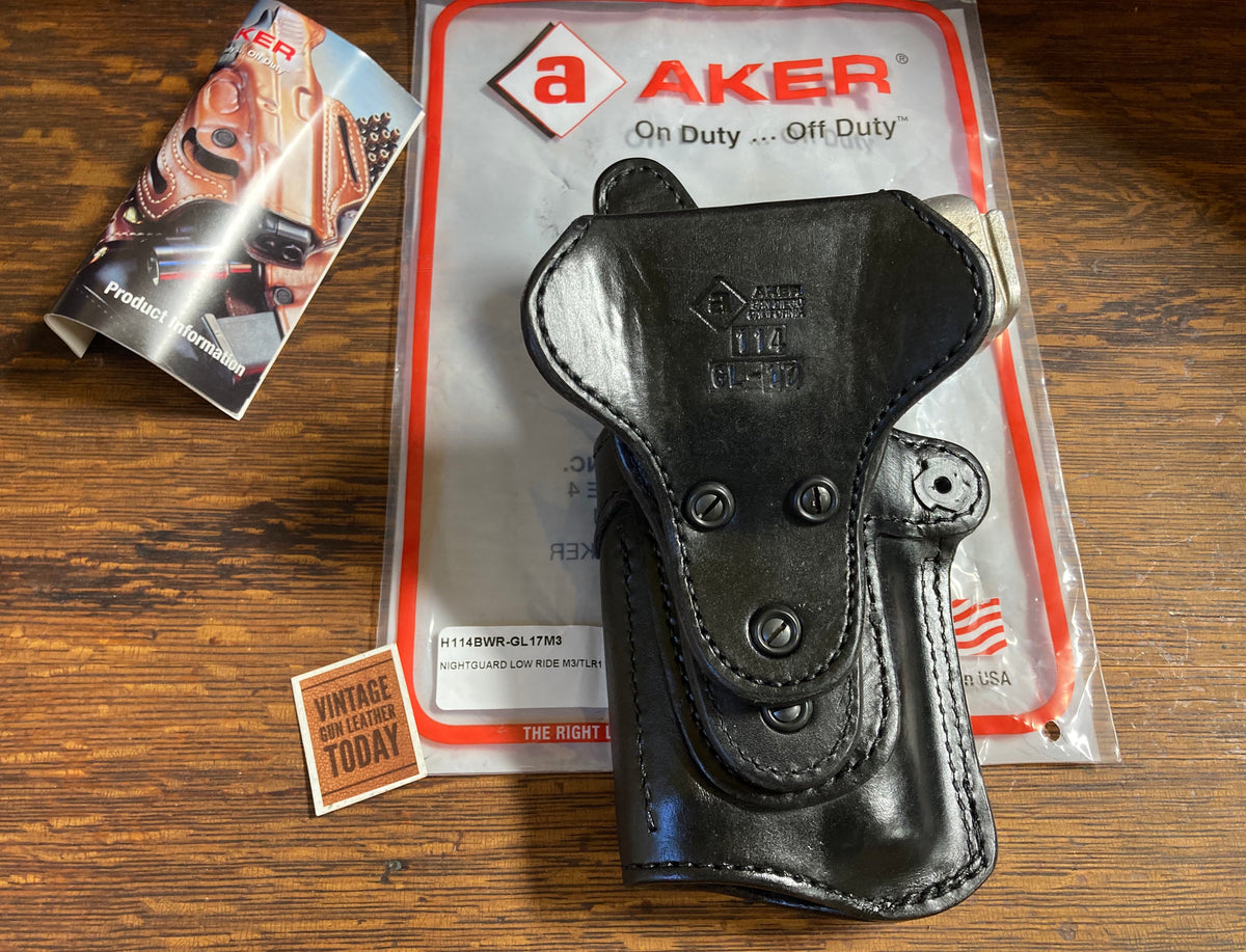 Aker leather NIGHTGUARD 右用ホルスター　M&P9 セット Aker leather NIGHTGUARD 右用ホルスター M&P9 セット ミリタリー
