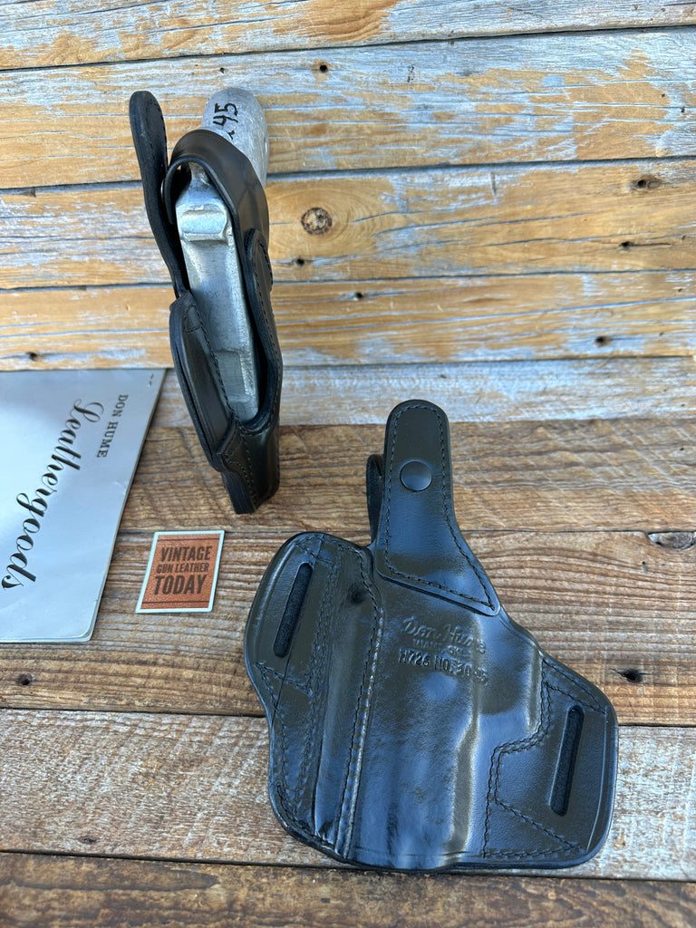 Don Hume Black Leather H726 30-45 Optics Ready Holster For Sig Sauer P245 P245 Condition: