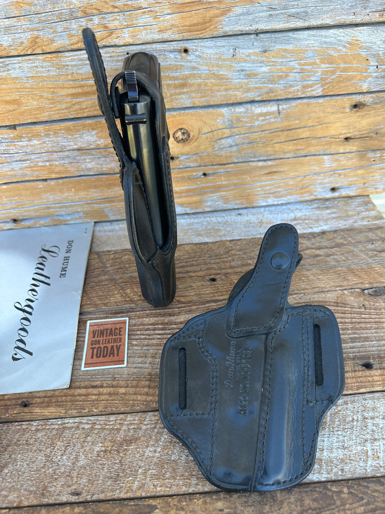 Don Hume Black Leather H726 Optics Ready Holster For Browning Hi Power LEFT