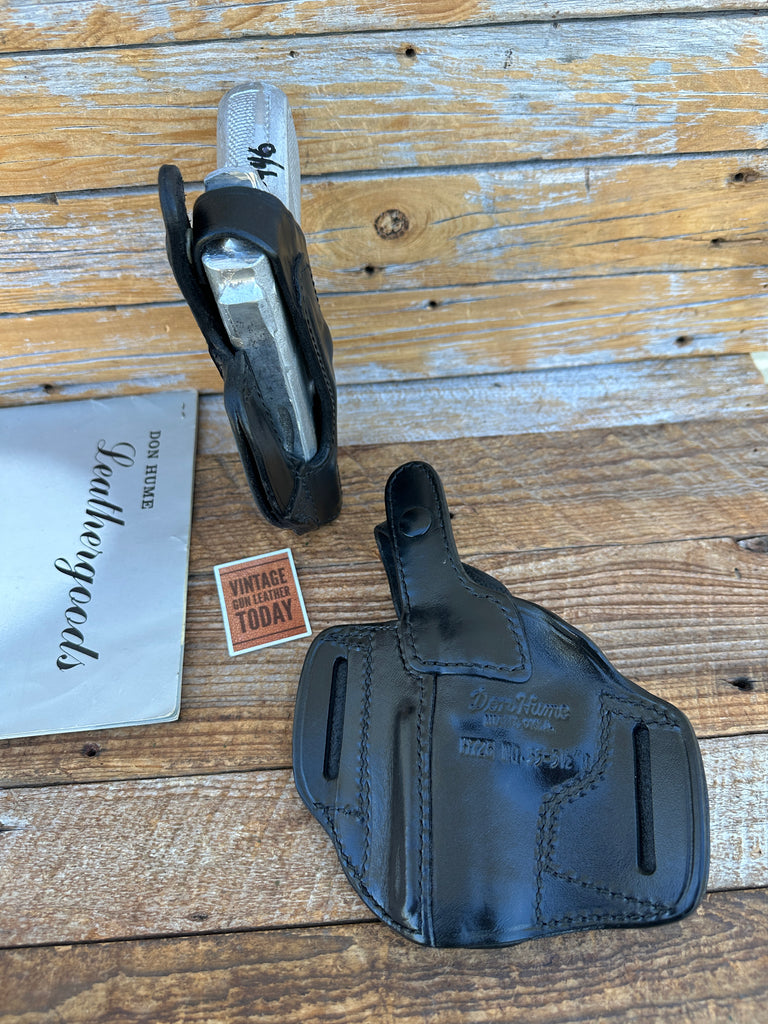 Don Hume Black Leather H726 Optics Ready Holster For  S&W 6946 Square Trigger
