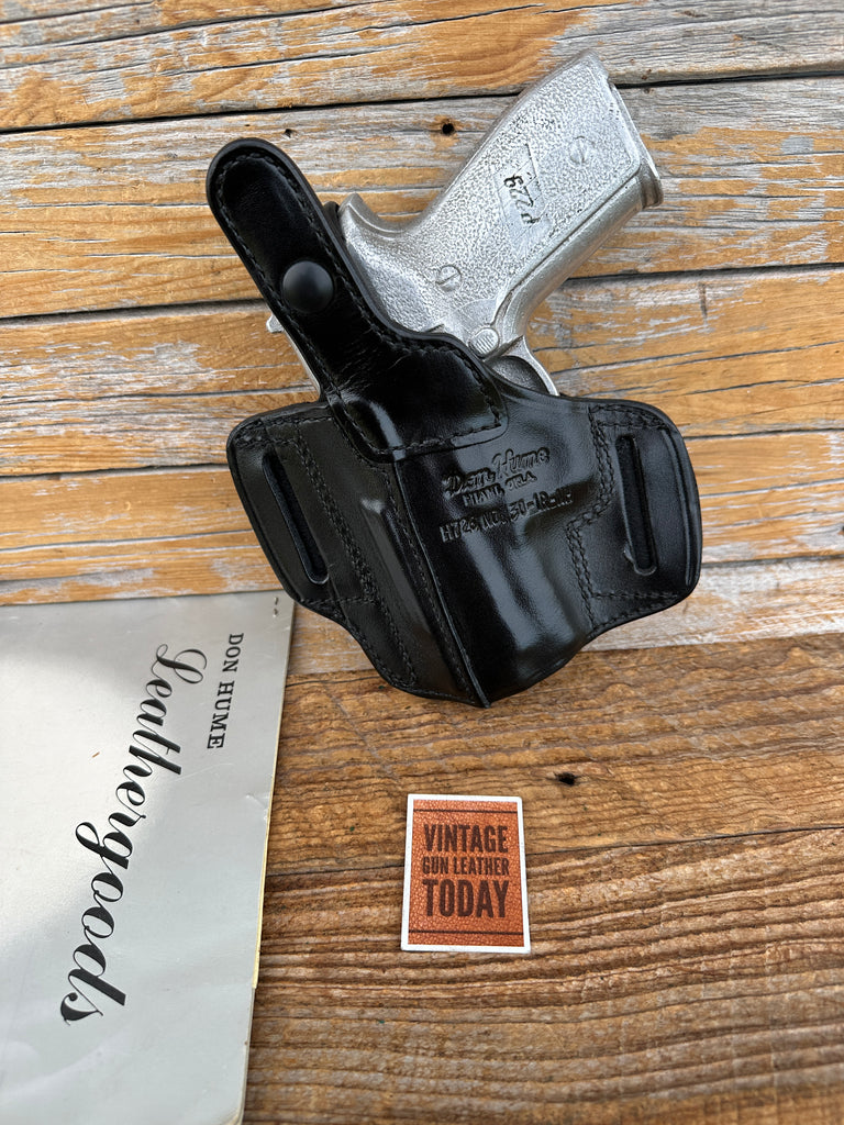 Don Hume Black Leather H726 Optics Ready Holster For Sig P229R DAK Right