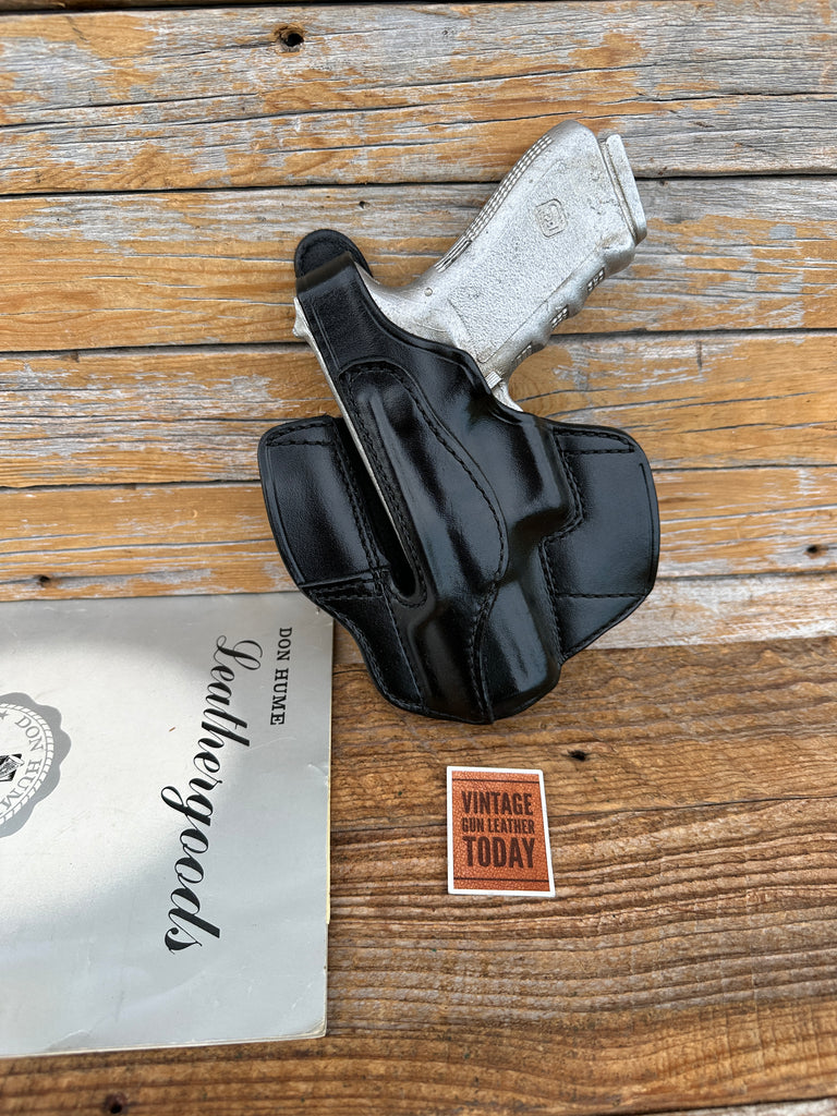 Don Hume Black Leather H726 Optics Ready Holster For GLOCK 17 22 31 G31 G22 G17