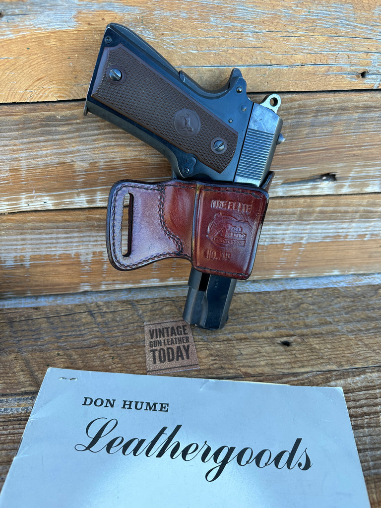 Vintage Discontinued Don Hume The Elite OWB Holster For Colt 45 1911 Para P14 45
