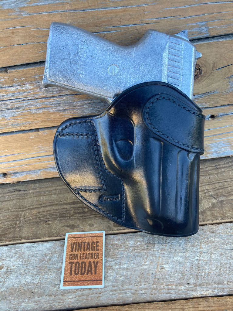 Custom Tauris Black Leather Open Top High Ride Holster For Sig Sauer P229 229