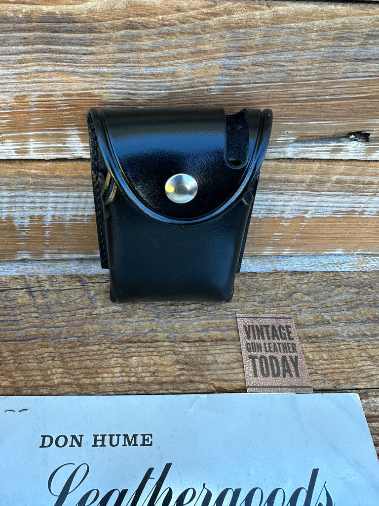 Vintage Don Hume Plain Black Police Duty Blackberry Holder Multi Use Case