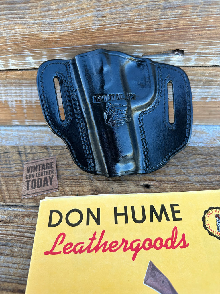Vintage Don Hume Black Leather H721 OT OWB Holster For CZ CZ40 CZ75 40