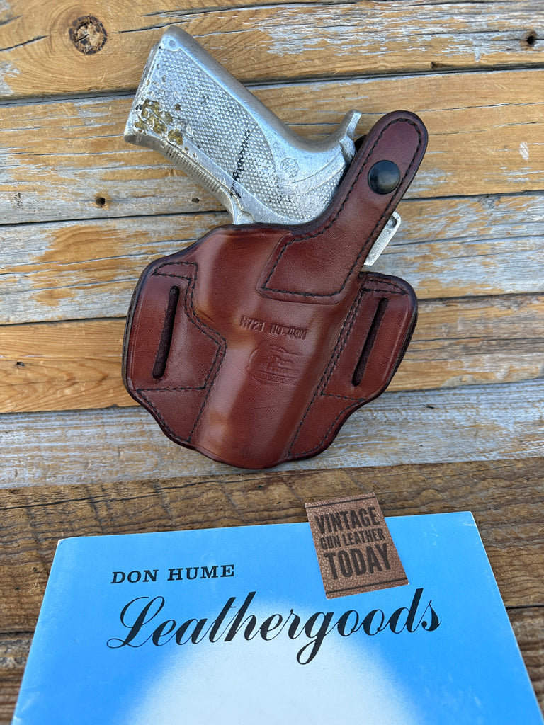 Vintage Don Hume H721  40M Brown Leather Holster For S&W 4006 BH 5926