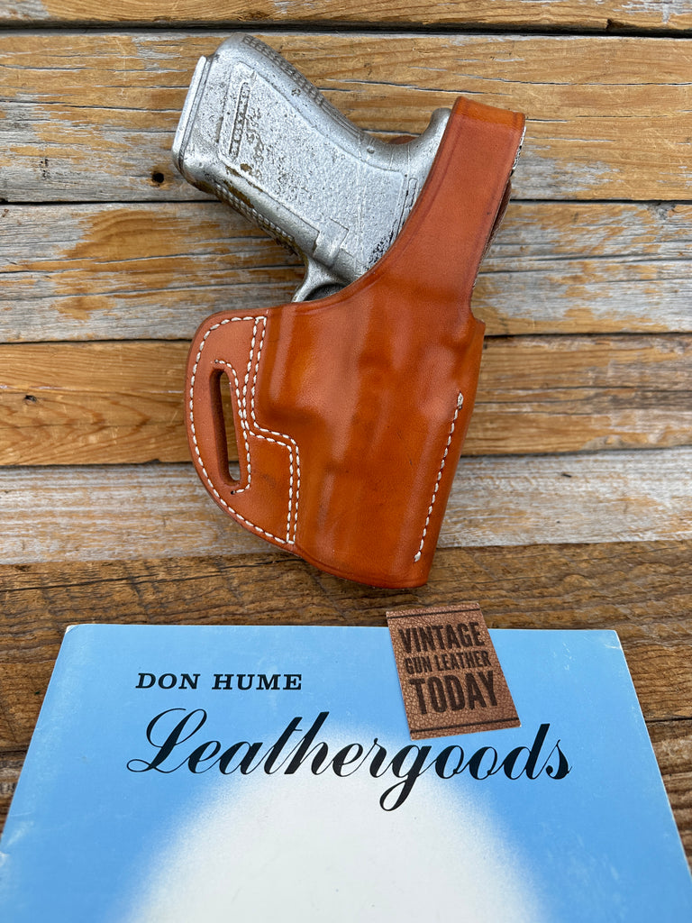 Don Hume H722 Natural Brown Leather OWB Holster For GLOCK 19 23 32 Right