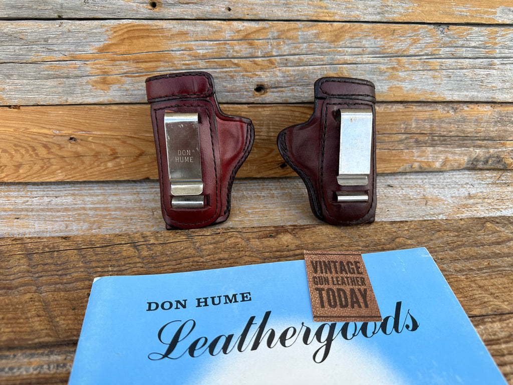 Vintage Don Hume IWB Brown Leather Holster For Phoenix HP .22 L.R.