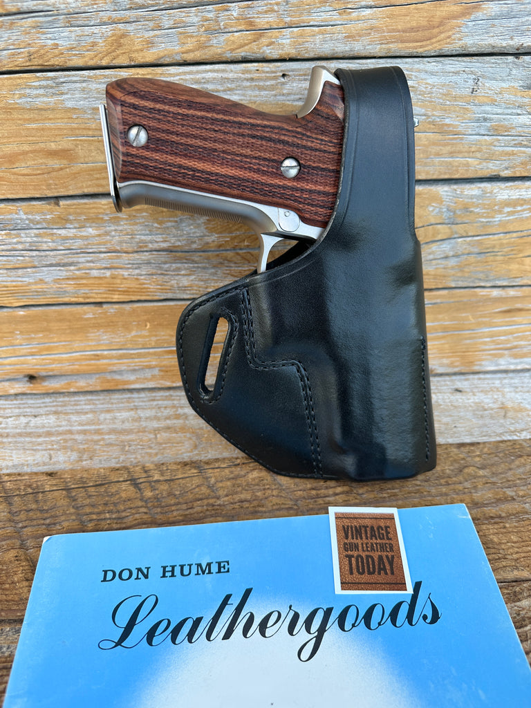 Don Hume Black Leather Cross Holster For Sig Sauer P220 P226 220 226 RIGHT