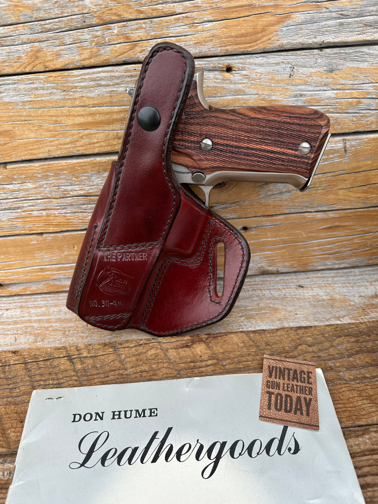 Don Hume Brown Leather Cross Holster For Sig Sauer P220 P226 220 226 RIGHT