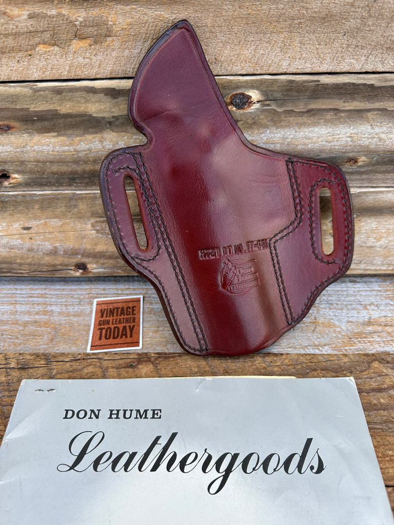 Vintage Don Hume H721 OT Brown Leather Holster For Jericho UZI 941R Full Size