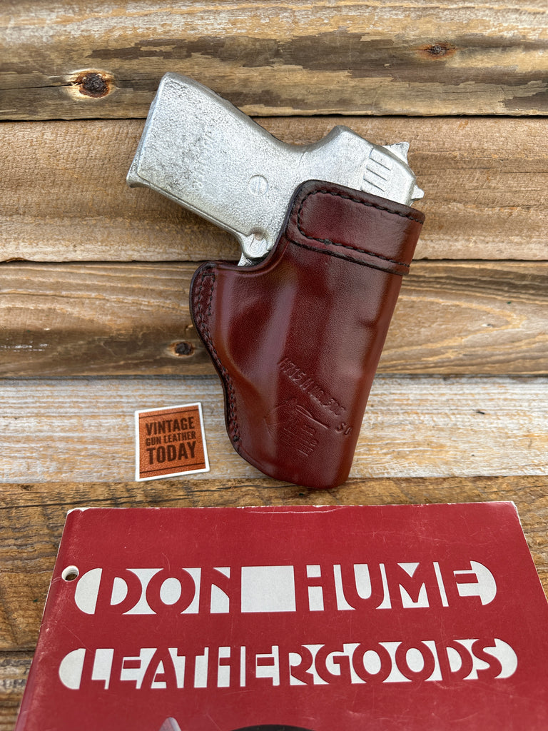 Vintage Don Hume H715 Brown Leather Open Top IWB Holster For Sig P239 239 LEFT