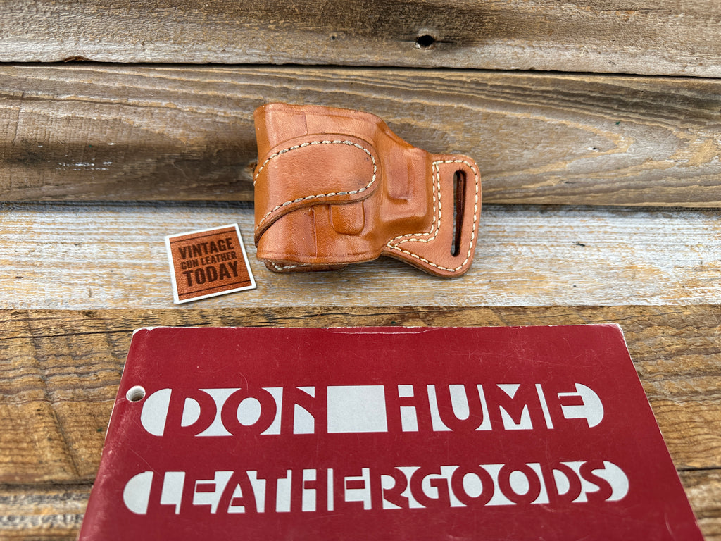 Vintage Don Hume The Elite OWB Tan Leather Holster For Springfield XD 40