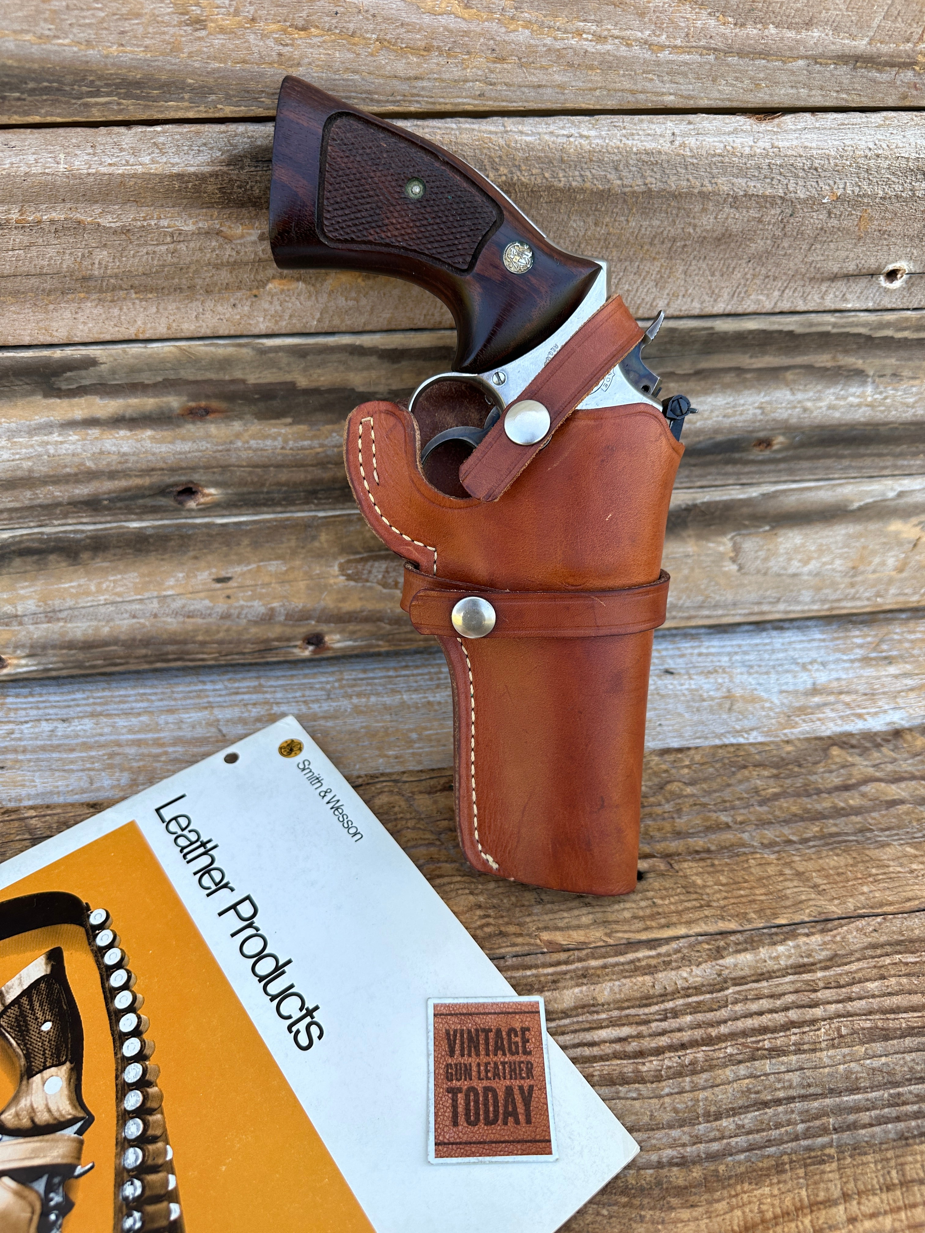 Vintage Smith Wesson Blazer 21 34 Brown Leather Holster For Ruger