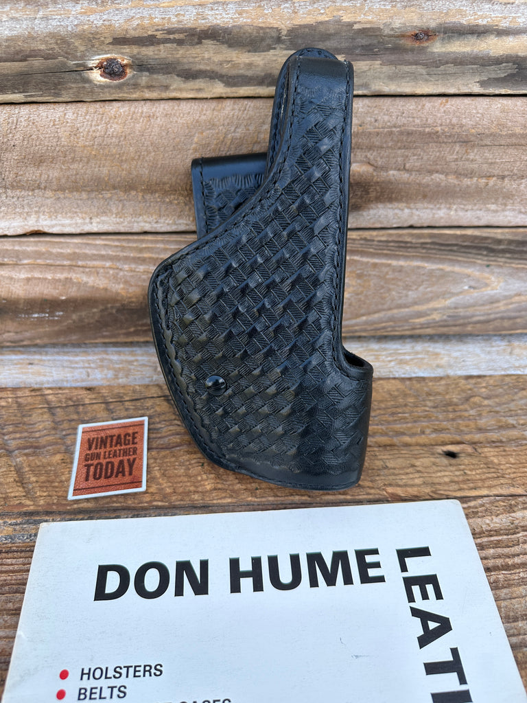 Don Hume Black Basket Level II Security Duty Holster For Ruger P94 Right