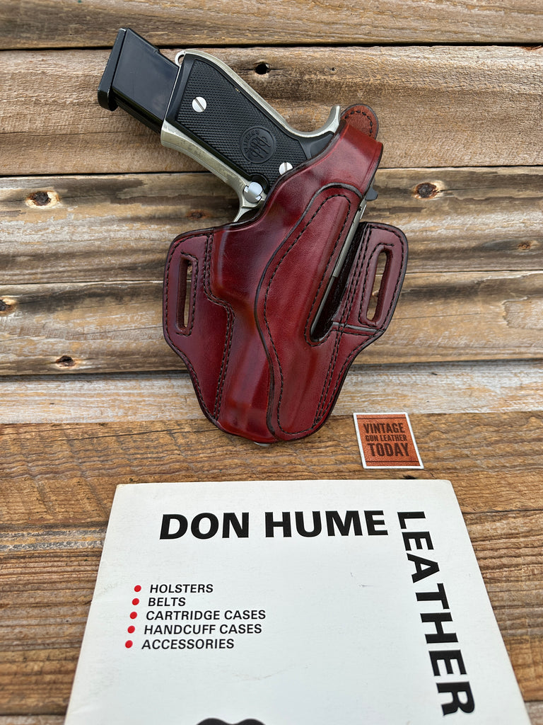 Don Hume Brown Leather H726 Optics Ready Holster For Beretta 92 96 92F 92G 96