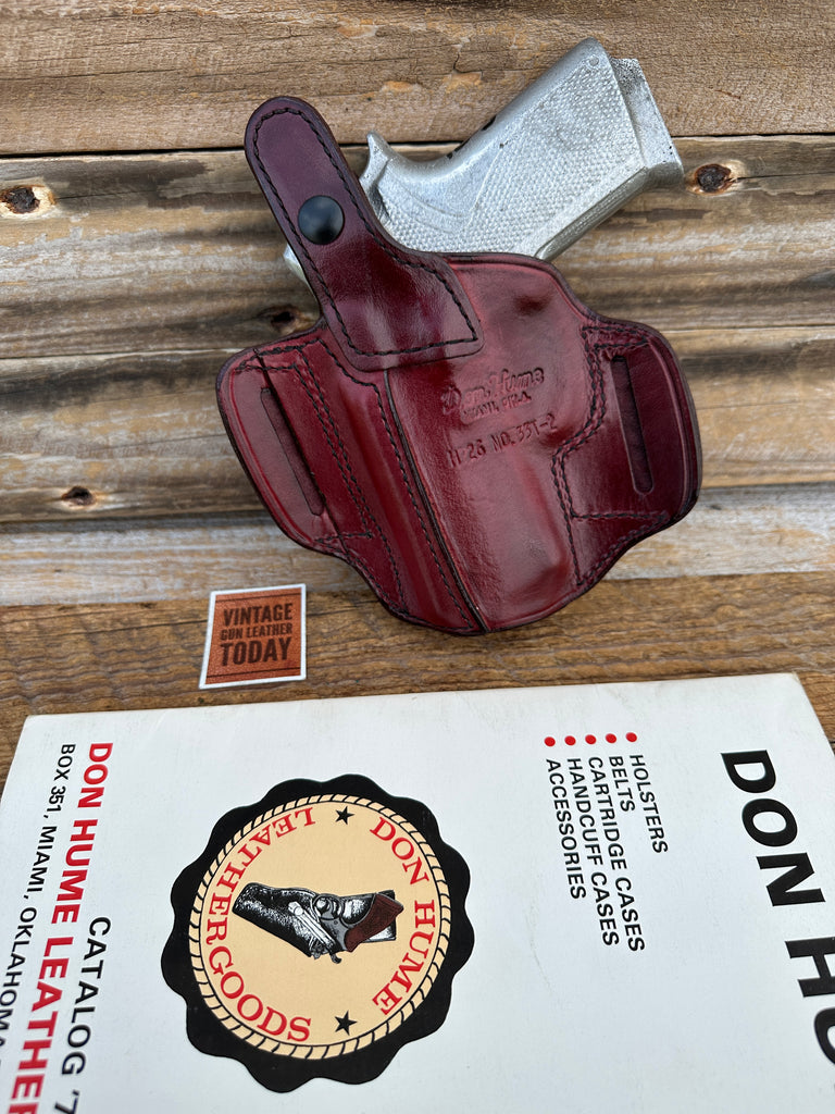 Don Hume Brown Leather H726 Optics Ready Holster For S&W 4513 4553 4516 TSW