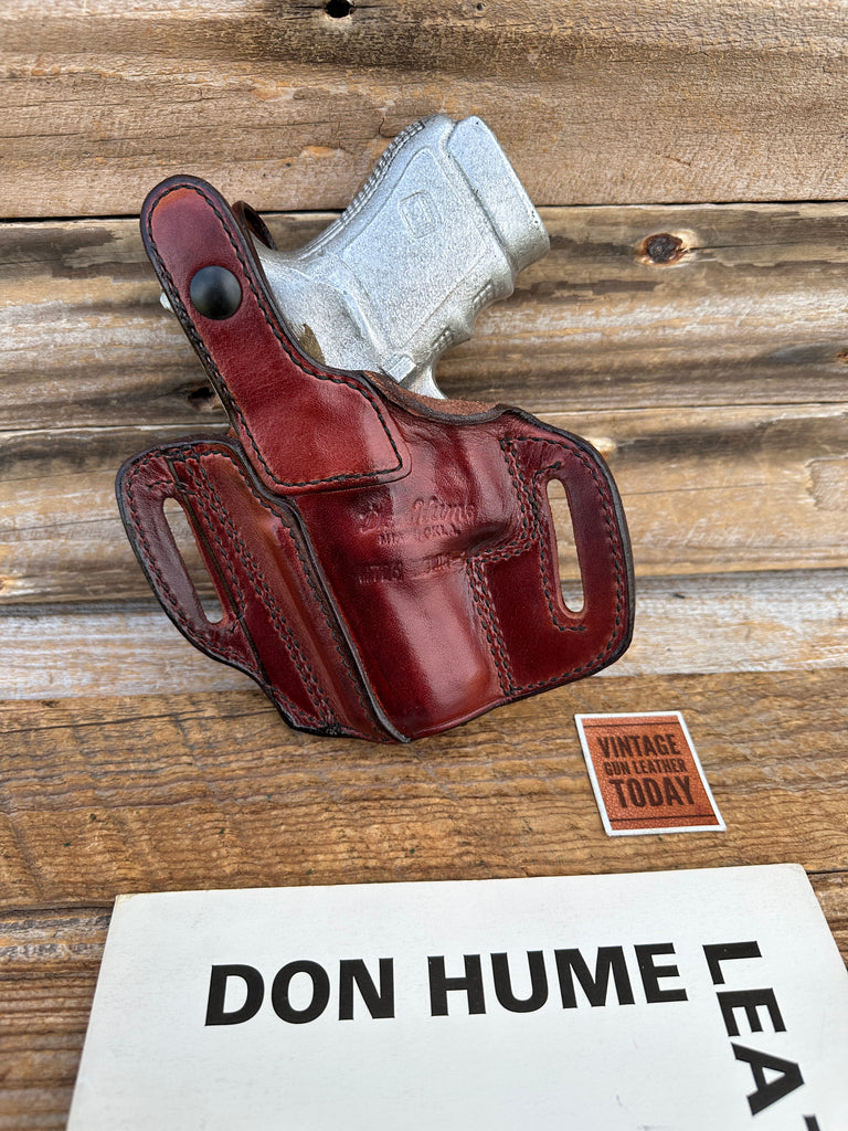 Vintage Don Hume Brown Leather H726 Optics Ready Holster For GLOCK G29 G30 29 30