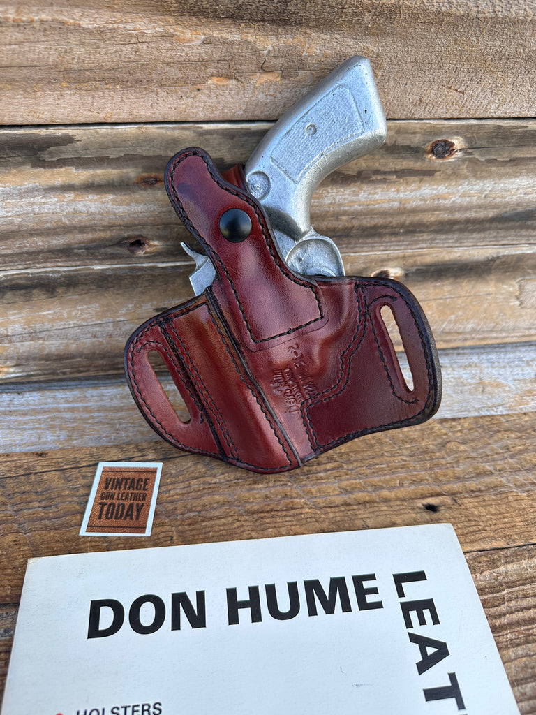 Don Hume Brown Leather H726 3T2 Optics Ready Holster For Taurus 85 Right