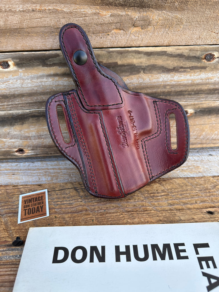 Don Hume Brown Leather H726 Optics Ready Holster For Taurus PT24/7 Right