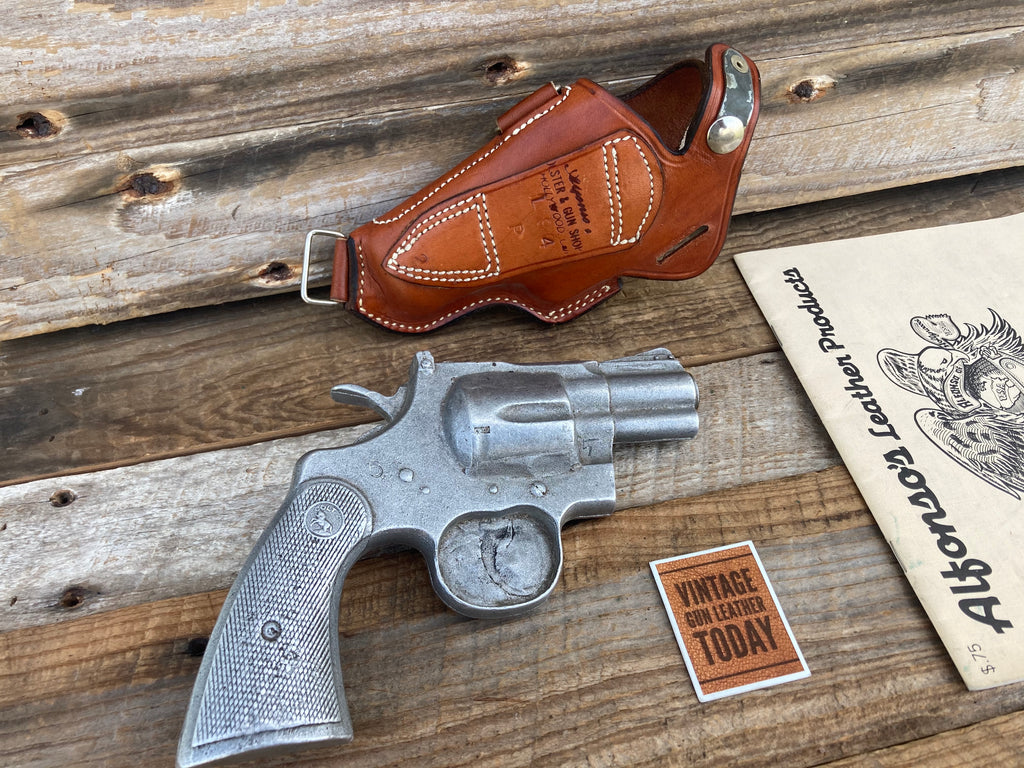 Alfonsos Brown Leather Shoulder Holster Component For Colt Python Revolver 2 1/2
