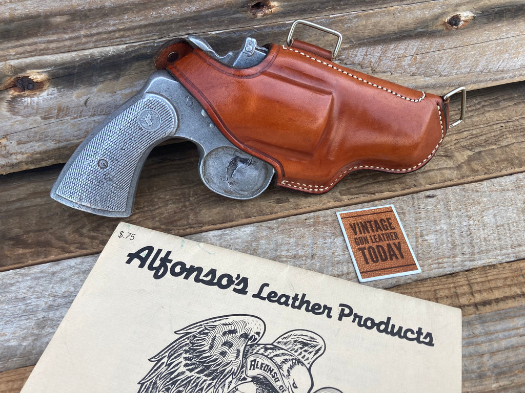 Alfonsos Brown Leather Shoulder Holster Component For Colt Python Revolver 2 1/2