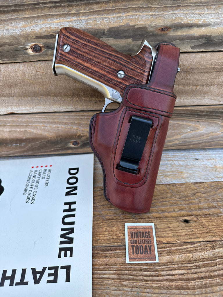 Don Hume H715 TB Brown Leather IWB Holster For Sig P226R P220R Right
