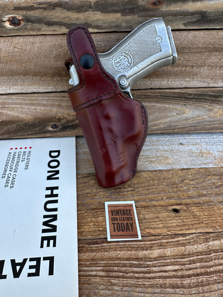 Don Hume H715 TB Brown Leather IWB Holster For Beretta 84F SQUARE Trigger Right