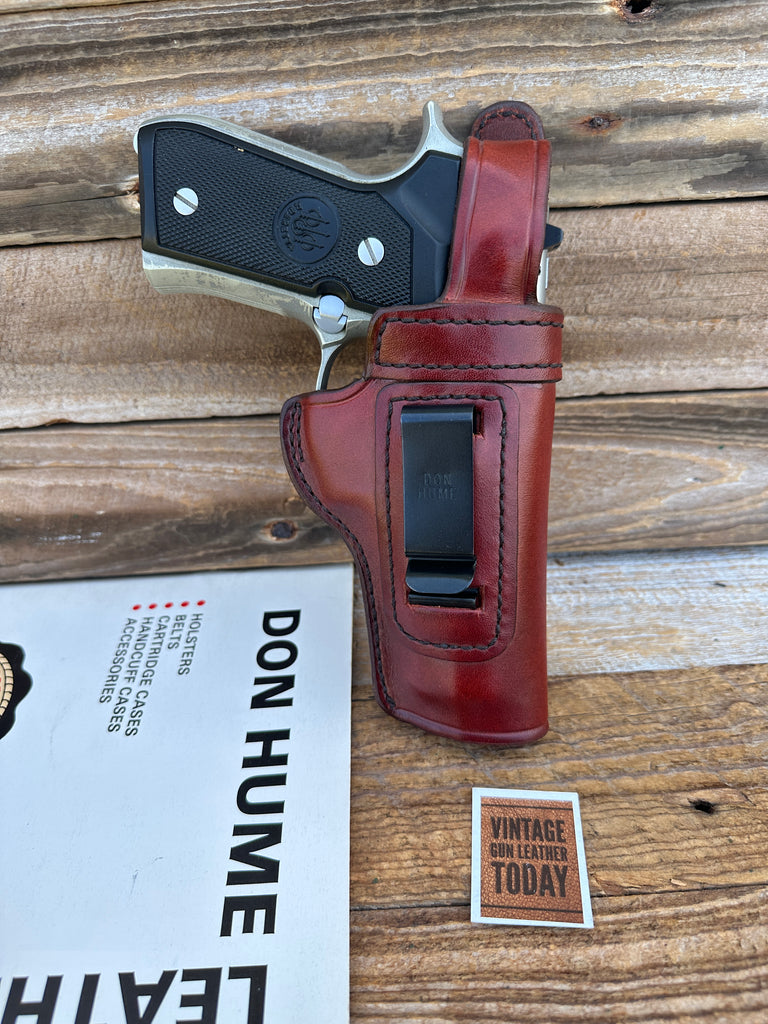 Don Hume H715 TB Brown Leather IWB Holster For Beretta 92 96 Centurion 92 Comp