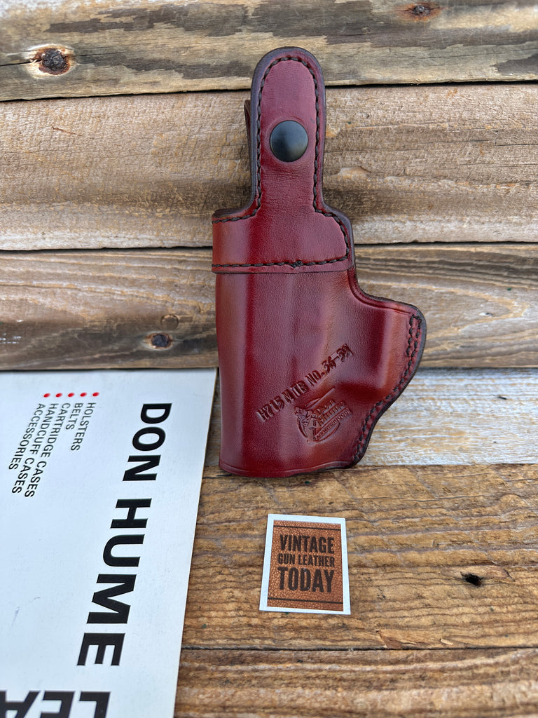 Don Hume H715 TB Brown Leather IWB Holster For GLOCK 39 G39 Right
