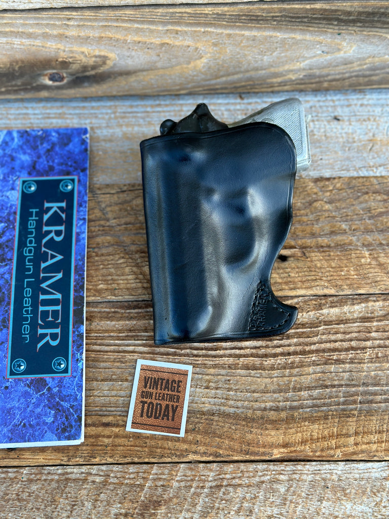Excellent Kramer Black Leather Horsehide Pocket Holster For Walther PPK/S Right
