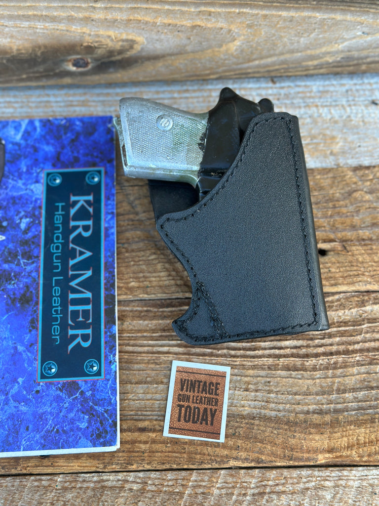 Excellent Kramer Black Leather Horsehide Pocket Holster For Walther PPK/S Right