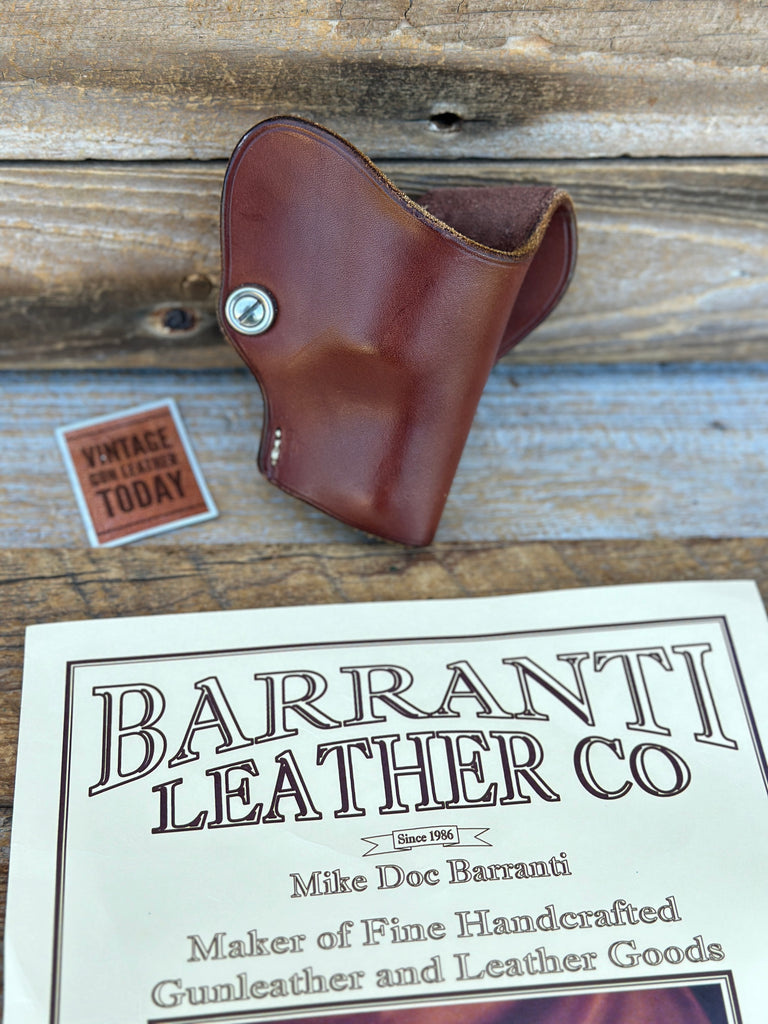 Barranti leather Brown Leather OWB Holster For Kimber 2" K6s Right