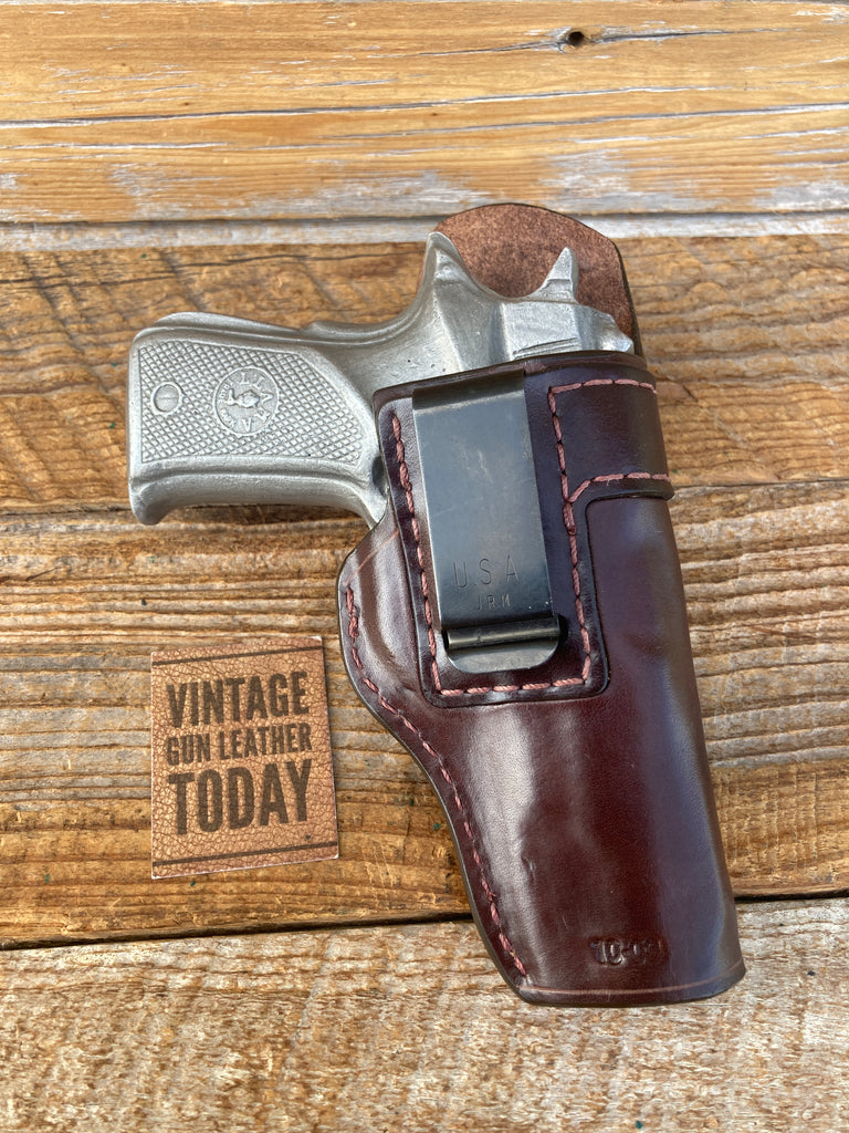 Stoner Carry Pro Leather Havana Brown IWB Holster For Llama Right