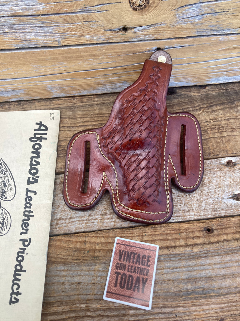Alfonso's Brown Basketweave Leather Holster For S&W Model 36 Chief Special 2