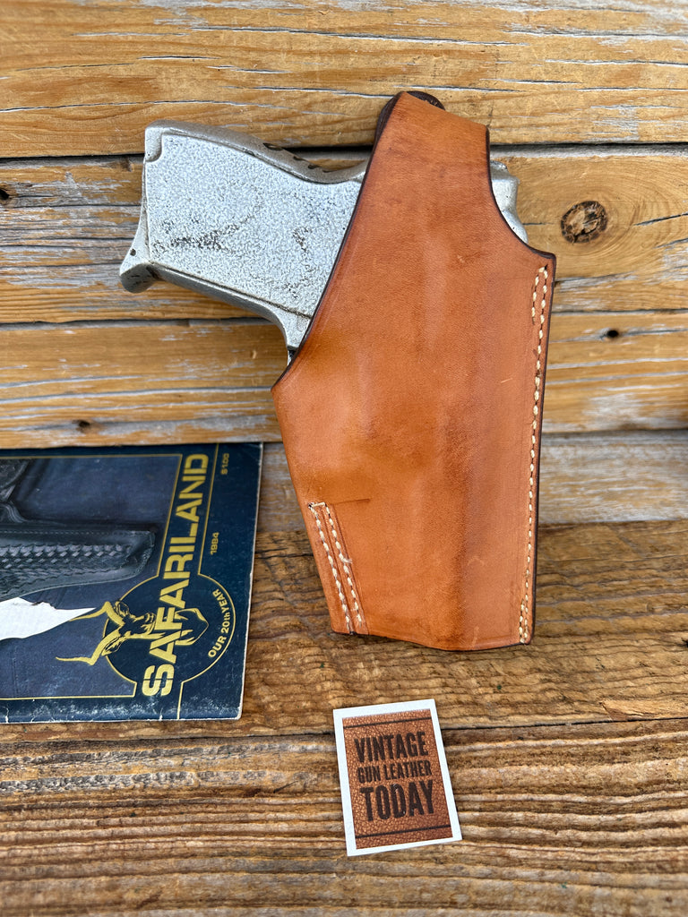 Vintage Safariland #2 Brown Leather OWB Holster For S&W 469 Right