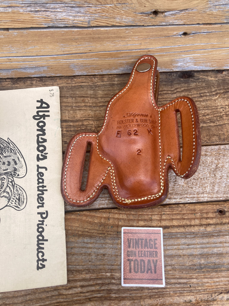 Alfonso's Plain Brown Leather Lined Holster For S&W Model 36 Chief Special LEFT