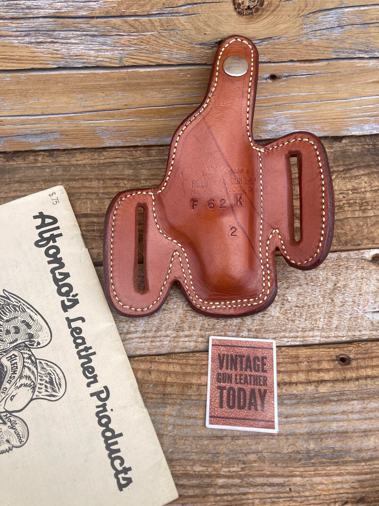 Alfonso's Brown Basketweave Leather Lined Holster For S&W Model 36 Chief Special