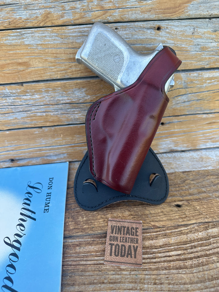 Vintage Don Hume H720 42 Paddle Holster Brown Leather for Sig P230 P232
