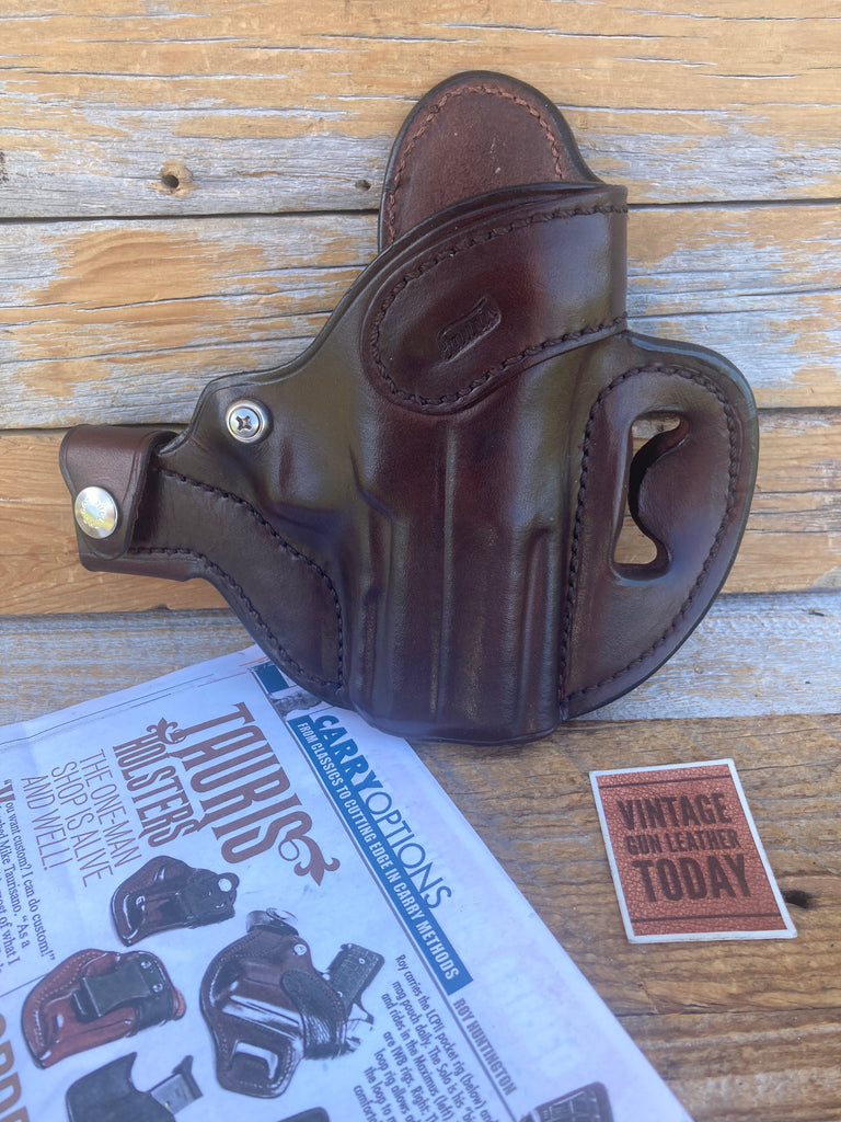 Taurisano TAURIS Reinforced High Ride OWB Brown Leather Holster For Sig 320 C