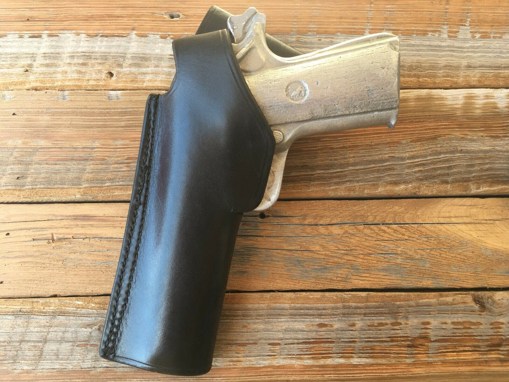 Vintage Tex Shoemaker 45 Jordan Style Holster For 45 1911 up to 5" Government