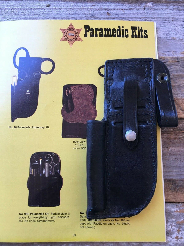 Tex Shoemaker Leather Medic Fire First Aid EMT EMS Paramedic Accessory Kit EMS