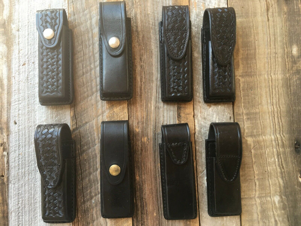 Tex Shoemaker Leather Single Magazine Carrier For HK P7M8 PSP P225 S&W 39