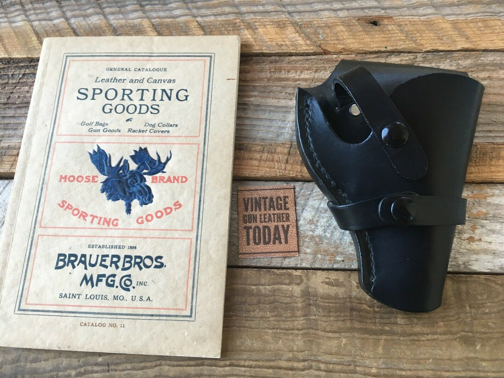 Brauer Brothers Black Leather H23 Leather Holster For S&W M&P K Frame Medium Revolver 2"