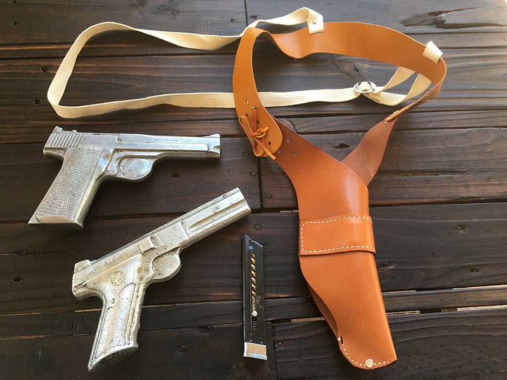 Brauer Brothers K14 Leather Shoulder Holster for Small Frame Revolver & 22 Auto