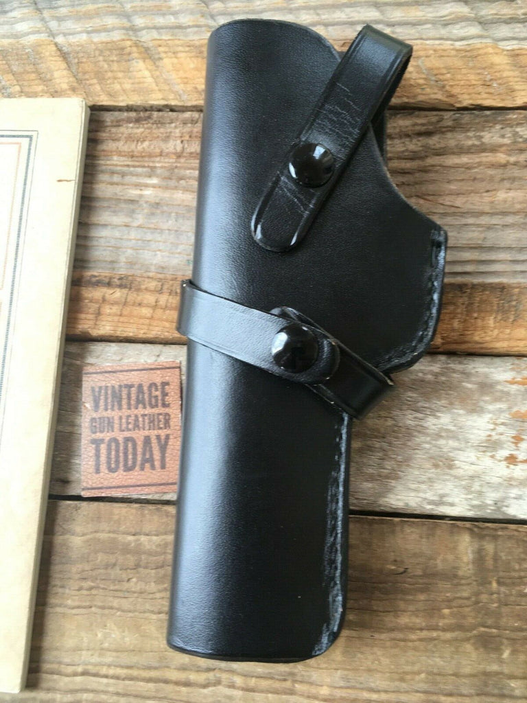 Brauer Brothers Black Leather Left Draw Holster H3 For Colt Government Ace 38 Super